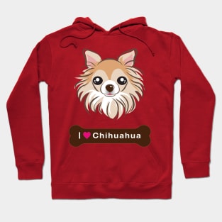 I love My CHIHUAHUA - Chihuahua dogs funny pet owner Gift Hoodie